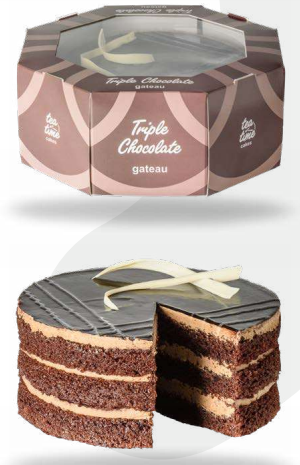 Gateau Cake - Triple Chocolate